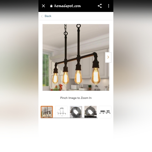 Hanging light fixture - Picture 5 of 7